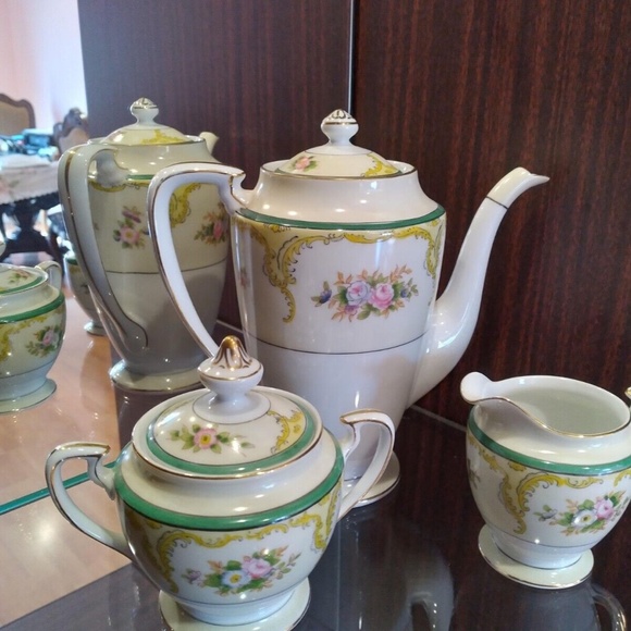 Noritake Morimura 14 pc Espresso Demitasse Set 1930’s - Picture 7 of 11